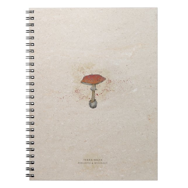 Caderno Espiral Terra Solta - Foraging & Mycology - notebook (Frente)