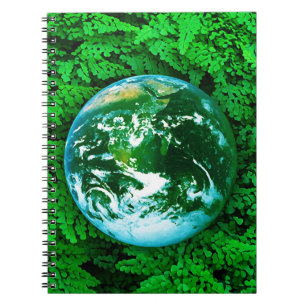 Caderno Espiral Terra Verde - consciência ecológica
