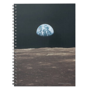 Caderno Espiral Terra vista da lua