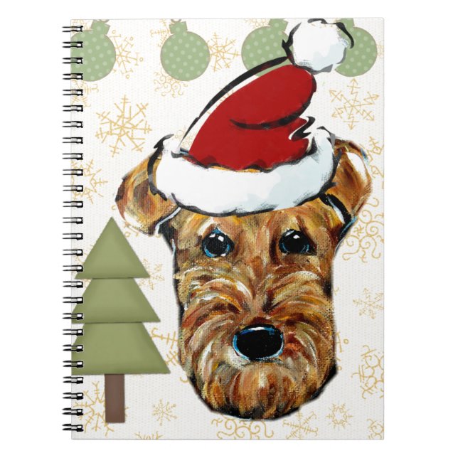 CADERNO ESPIRAL TERRIER AIREDALE (Frente)