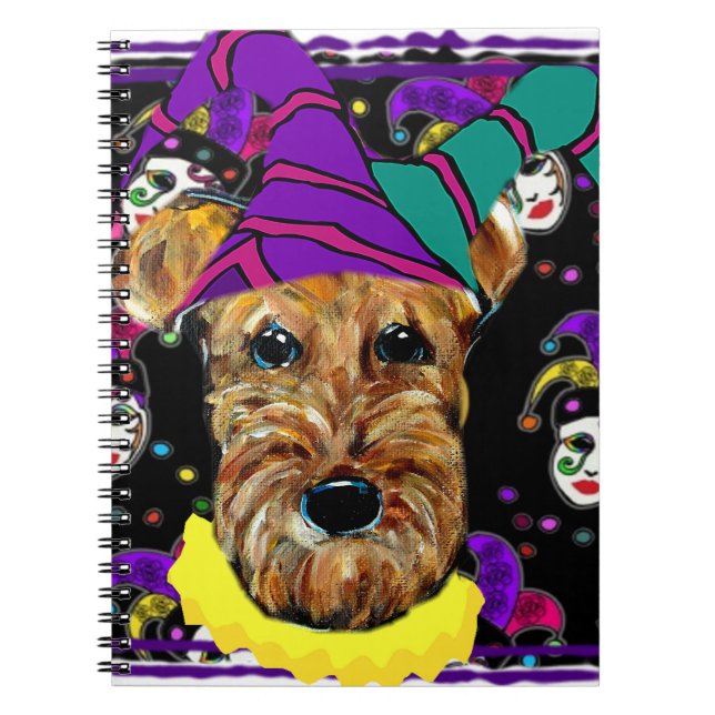CADERNO ESPIRAL TERRIER AIREDALE (Frente)