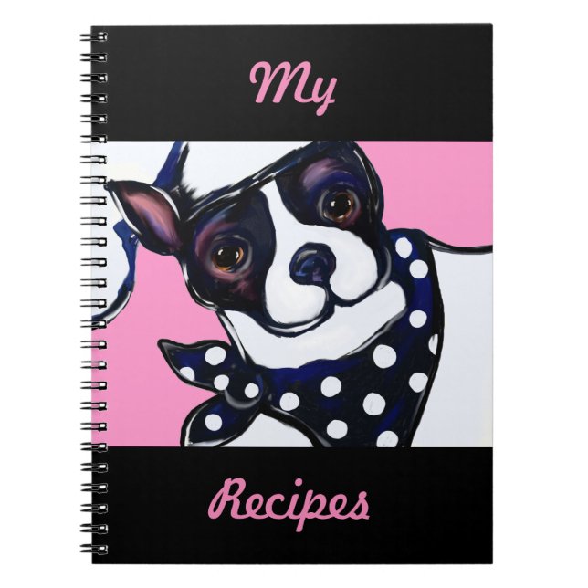 CADERNO ESPIRAL TERRIER DE BOSTON (Frente)