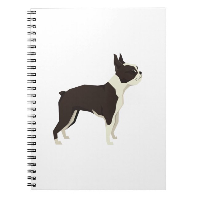 Caderno Espiral Terrier de Boston (Frente)
