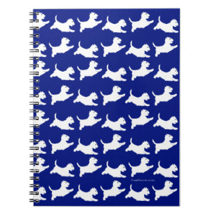 Caderno Espiral Terriers Branco do West Highland