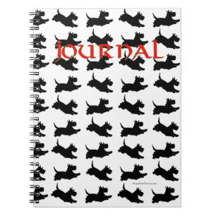 Caderno Espiral Terriers Escoceses