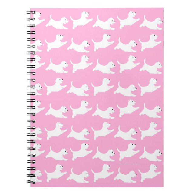 Caderno Espiral Terriers West Highland White (Frente)