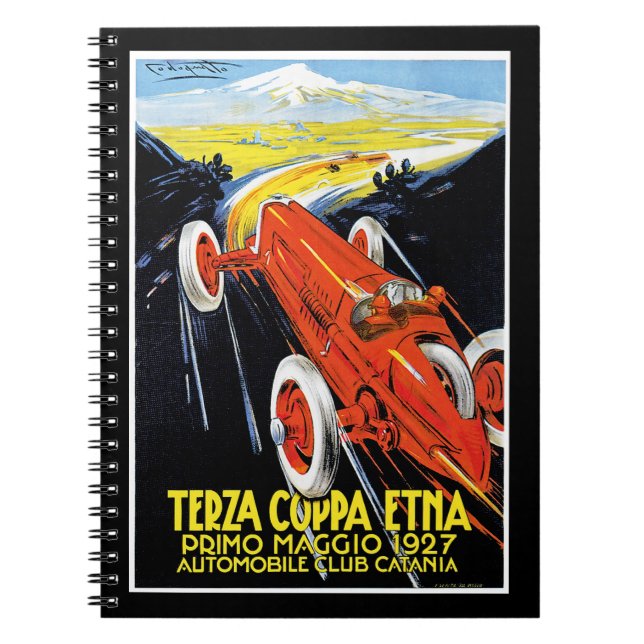 Caderno Espiral Terza Coppa Etna (Frente)