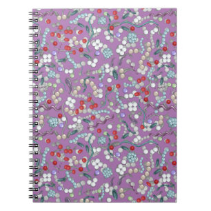 Caderno Espiral Teste padrão da microbiologia