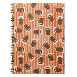 Caderno Espiral Teste padrão do fast food