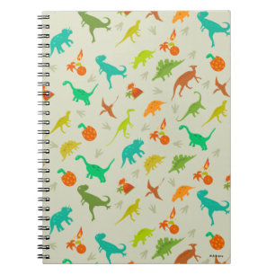 Caderno Espiral Teste padrão dos dinossauros