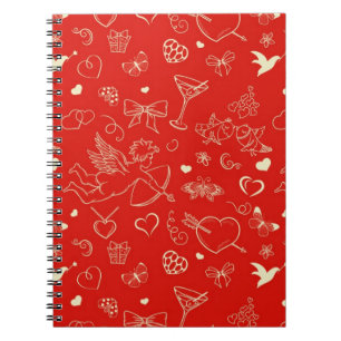 Caderno Espiral Teste padrão dos namorados