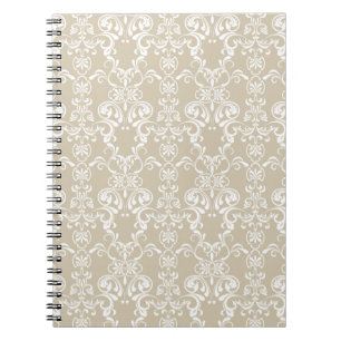 Caderno Espiral Teste padrão floral