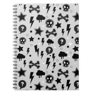 Caderno Espiral Teste padrão na moda