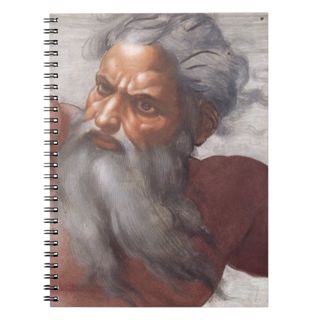 Caderno Espiral Teto da capela de Sistine (Frente)