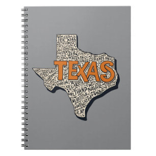 Caderno Espiral Texas