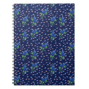 Caderno Espiral Texas Bluebonnets Texan Lone star
