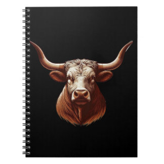 Caderno Espiral Texas Longhorn