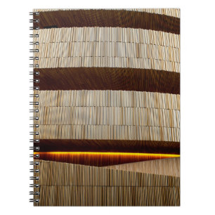 Caderno Espiral Têxteis em branco e preto