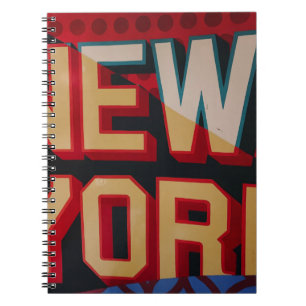 Caderno Espiral Texto de Nova Iorque