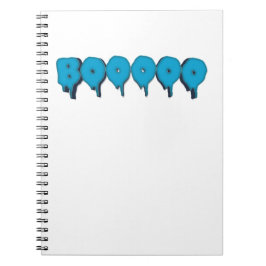 Caderno Espiral texto fantasma engraçado