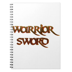 Caderno Espiral Texto legal - Espada Guerreira