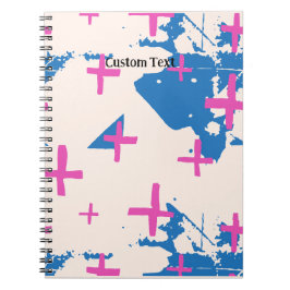 Caderno Espiral TEXTO PERSONALIZADO + ANTECEDENTES - Cruz moderna