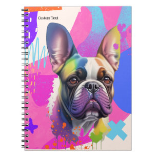 Caderno Espiral TEXTO PERSONALIZADO - Bloco de Anotações Francês B
