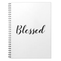 Texto personalizado branco-preto abençoado, bonito