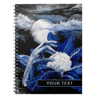 Caderno Espiral Texto Personalizado Vegano Zumbi