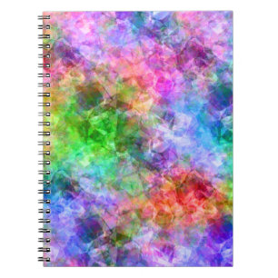 Caderno Espiral Textura amassada colorida