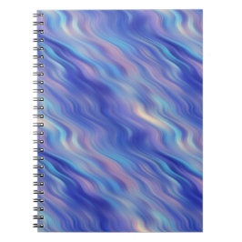 Caderno Espiral Textura Azul de Glória
