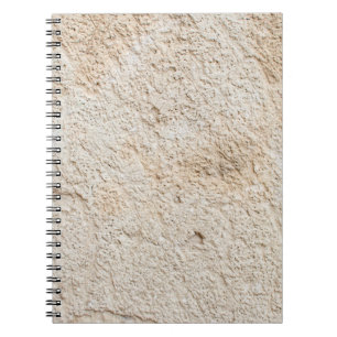 Caderno Espiral Textura clara da parede antiga, camada de concre