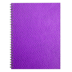 Caderno Espiral Textura cutânea roxa