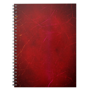 Caderno Espiral Textura de Abstrato vermelho de sangue com manchas