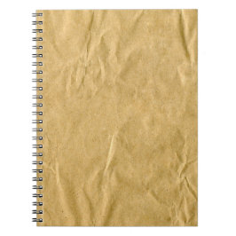 Caderno Espiral Textura de cartão amassada