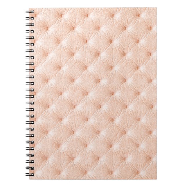 Caderno Espiral Textura de couro de boro (Frente)