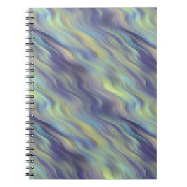 Caderno Espiral Textura de Lavanda ondulada