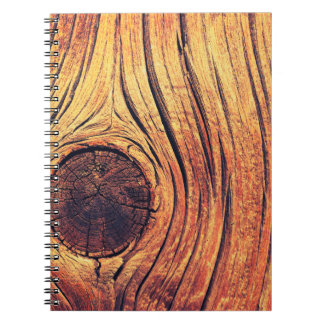 Caderno Espiral Textura de madeira antiga como fundo. Coloração da