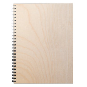 Caderno Espiral Textura de madeira de carapaça