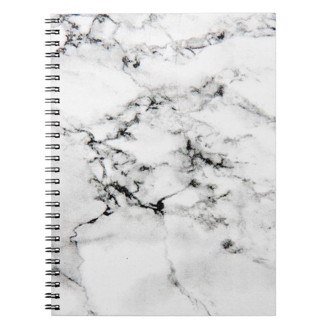 Caderno Espiral Textura de mármore (Frente)