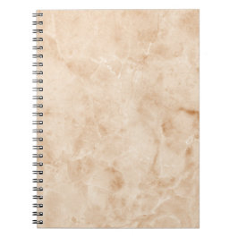 Caderno Espiral Textura de mármore cremosa