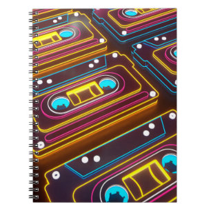 Caderno Espiral Textura de pele de cobra sem costura. Répteis trop