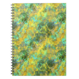 Caderno Espiral Textura Dourada amassada
