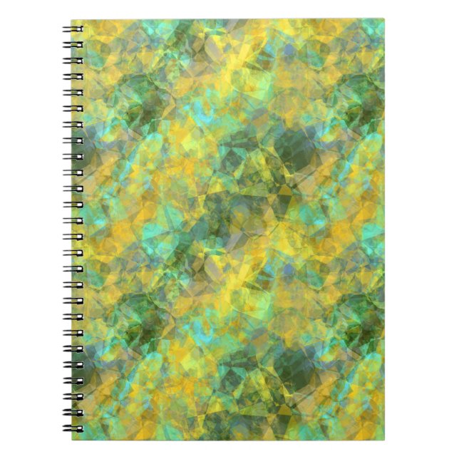 Caderno Espiral Textura Dourada amassada (Frente)