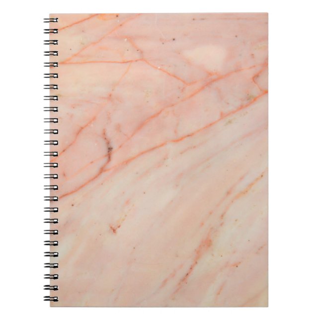 Caderno Espiral Textura em forma de mármore, abstrato, arco (Frente)