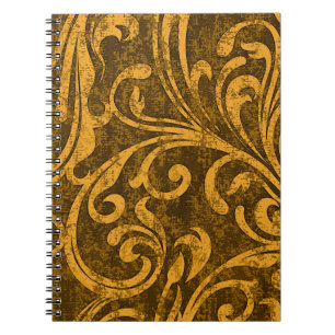 Caderno Espiral Textura floral de alta resolução e perfeita para c