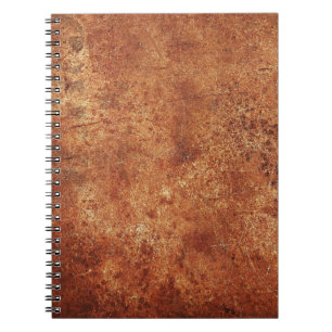 Caderno Espiral Textura Rústica de Velho Grunge