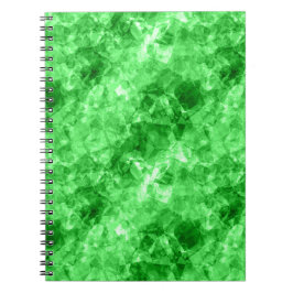 Caderno Espiral Textura verde amassada