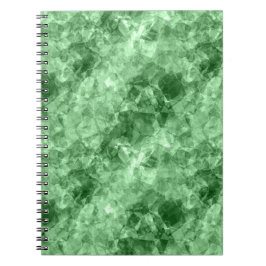 Caderno Espiral Textura verde escura amassada