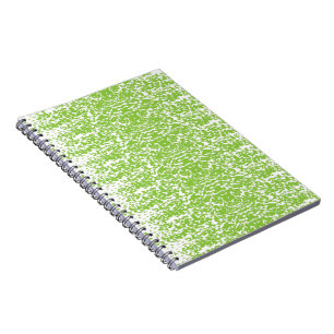 Caderno Espiral Textura Verde Lima Grunge